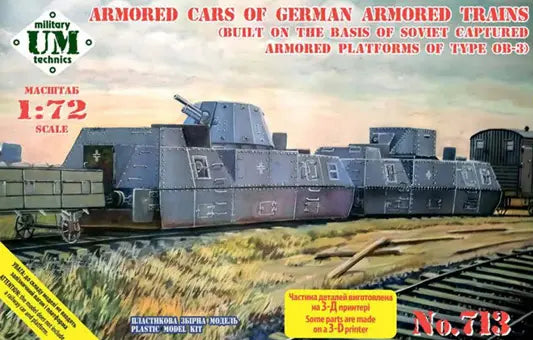 1/72 Armored cars of German armored trains (OB-3 base) – TSURUMAI
