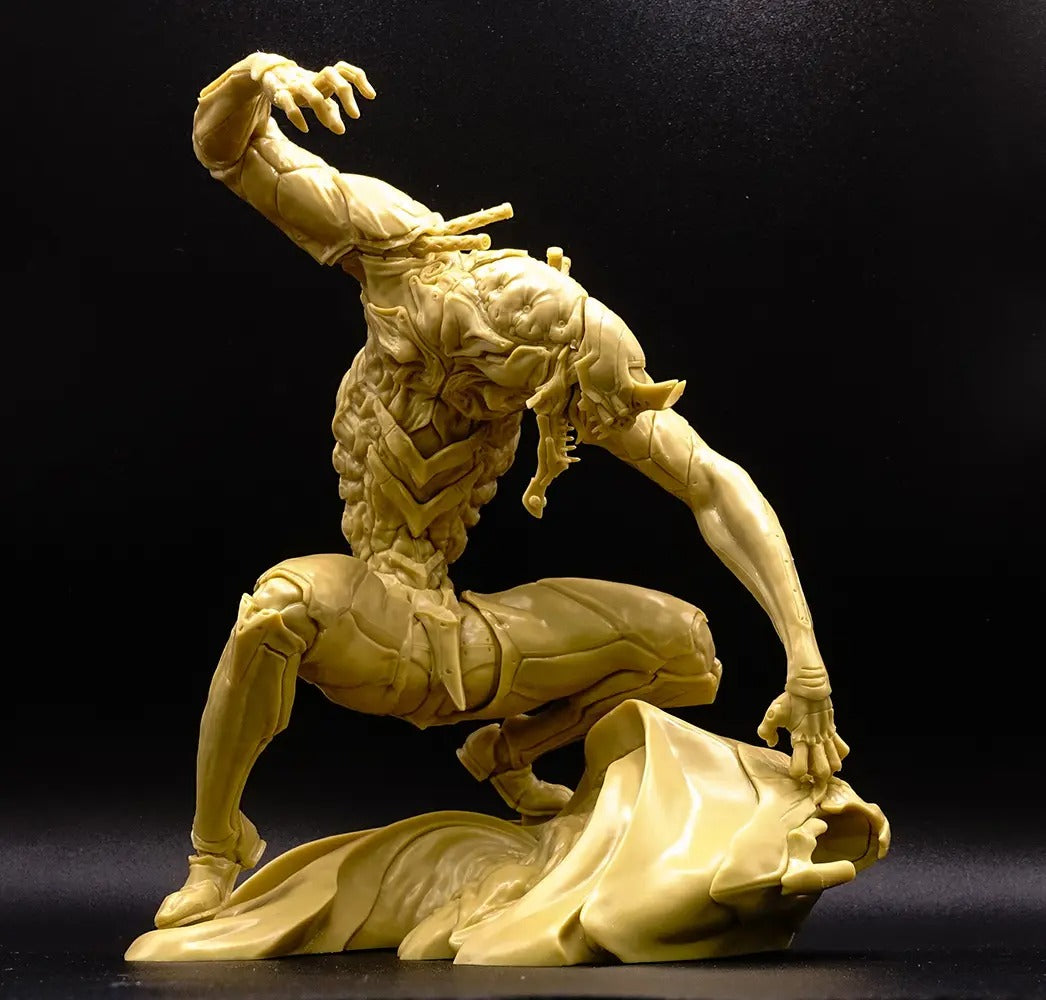 パズルのようにパーツがスポっとはまる最高に気持ちいいプラモ体験！「SCULPTURE WORKS エヴァンゲリオン2号機獣化第2形態ザ・ビースト」